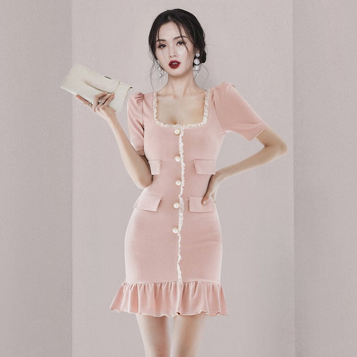 【dress】気質満点 エレガントオシャレデートワンピース　M16988