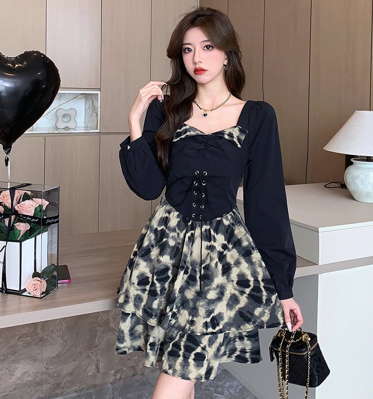【dress】美感いっぱい✿ ✿ファッションデートワンピース　M17227