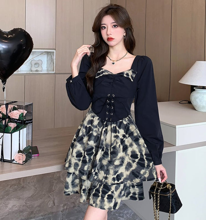 【dress】美感いっぱい✿ ✿ファッションデートワンピース　M17227