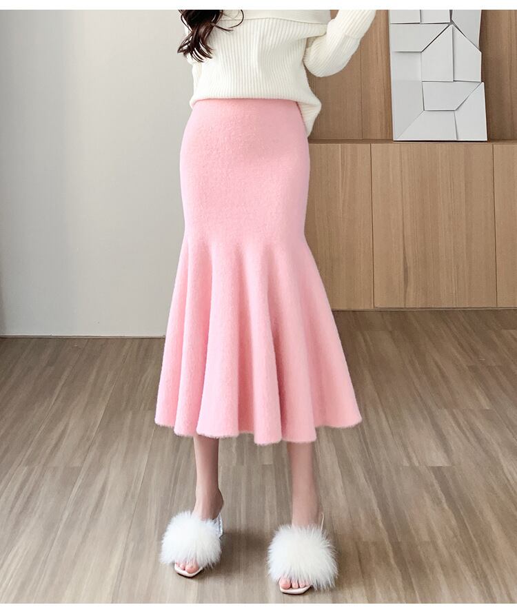【bottoms】マーメイドシャギースカート　M18520