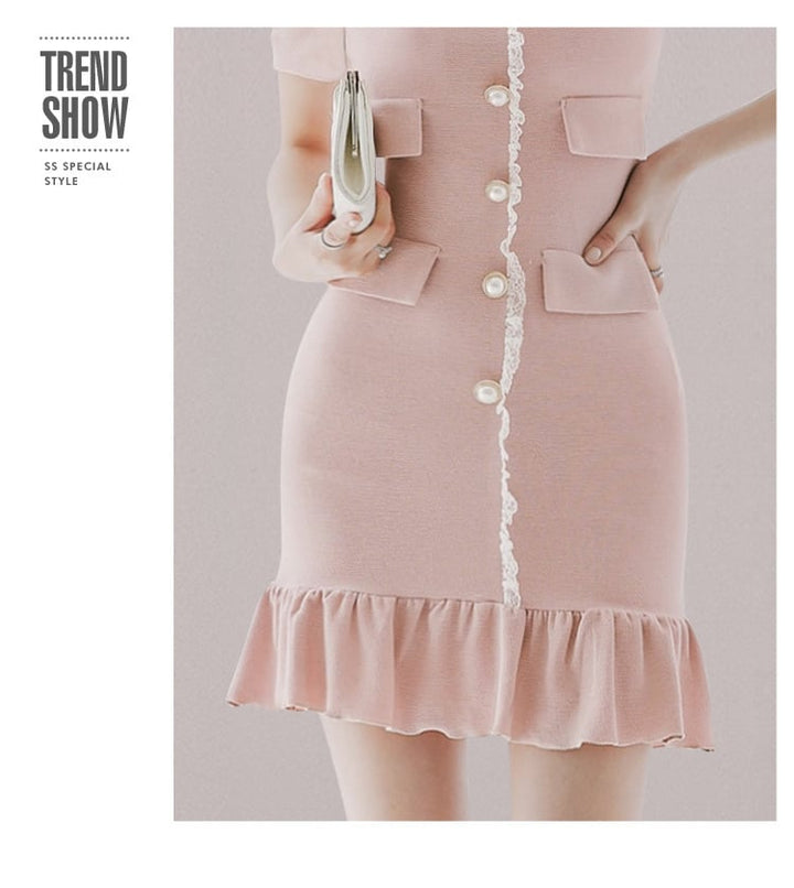 【dress】気質満点 エレガントオシャレデートワンピース　M16988