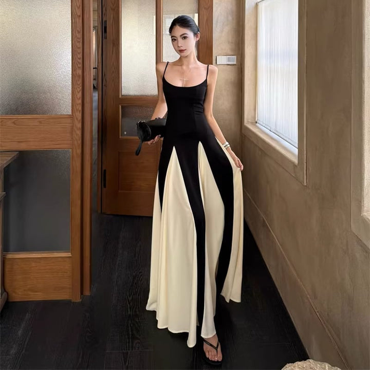 【dress】ロングキャミワンピース Q8394