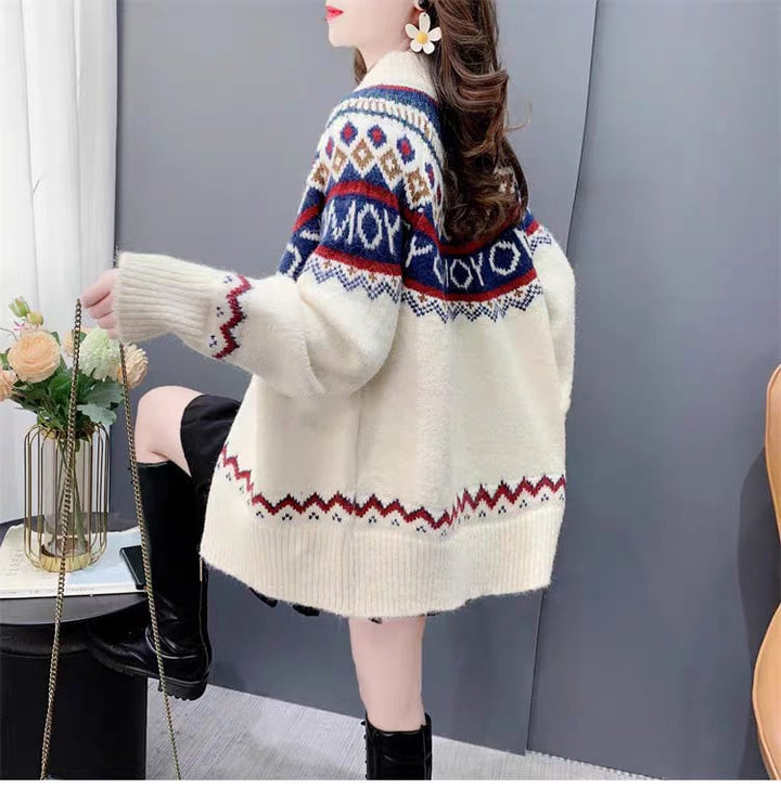 【outer】ニットカーデ　M26827
