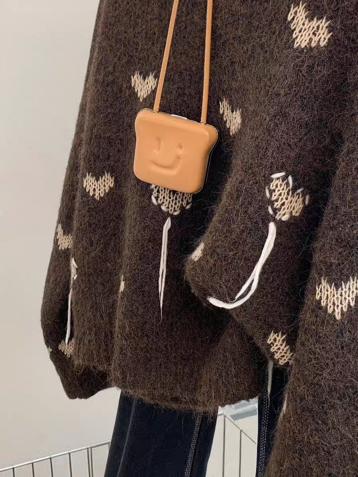【tops】クルーネックニットセーター　M29247