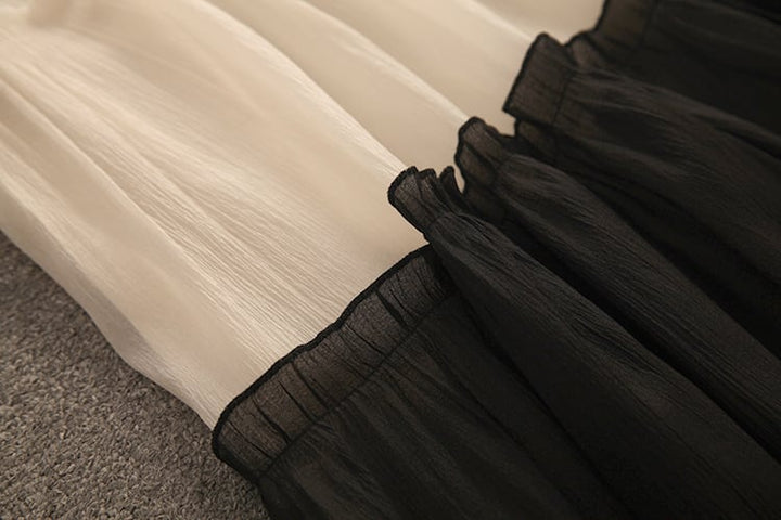 【dress】気質満点大人可愛いドールカラーワンピース　M17117