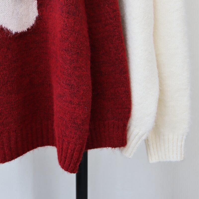 【tops】クルーネックニットセーター　M27295