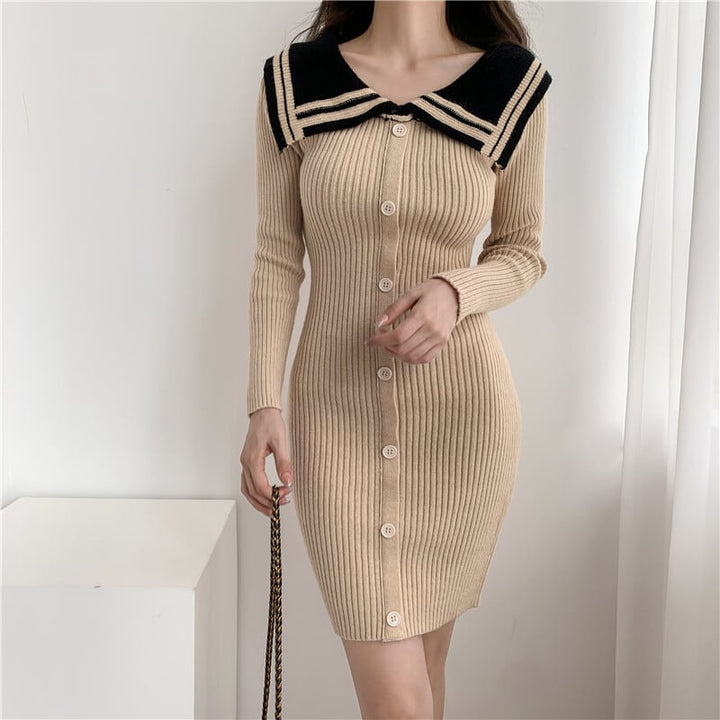 【dress】ニットワンピース　M25516