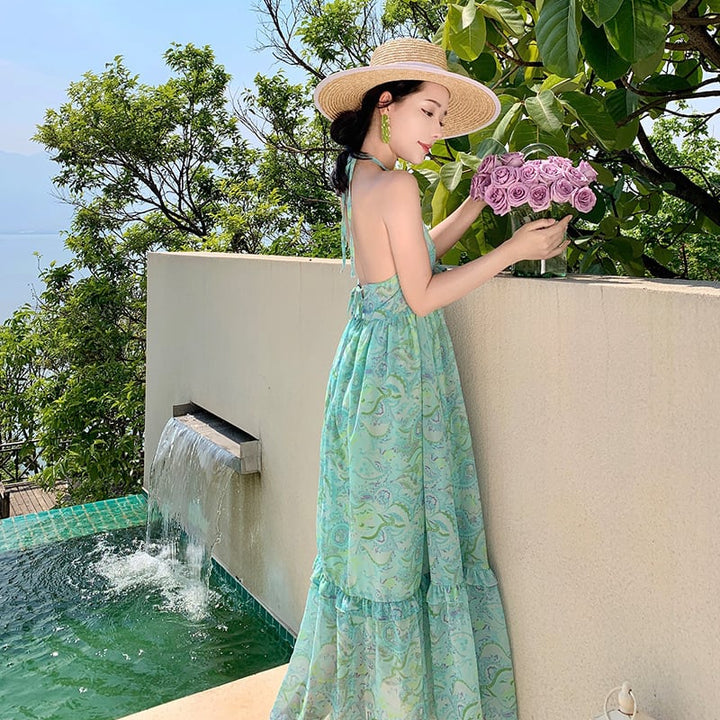 【dress】プリントワンピース　M22276