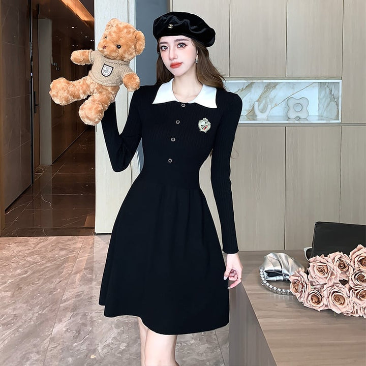 【dress】ニットワンピース　M26354