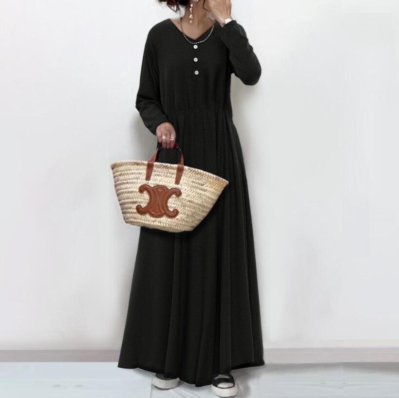 【dress】チェック柄切り替えワンピース　M26828