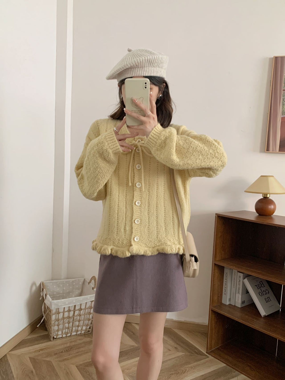 【outer】ニットカーデ　M26423