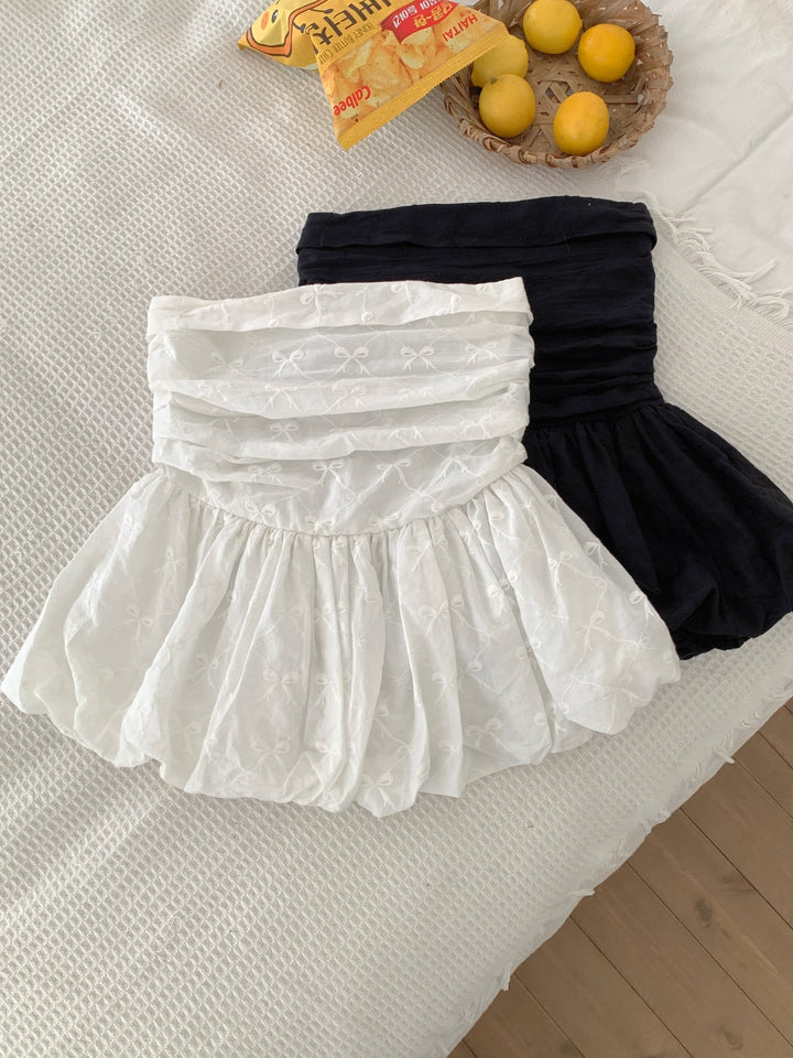 【tops】リボンプリントベアトップ　M24485