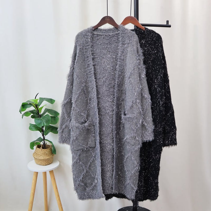 【outer】ロング丈ニットカーデ　M26681