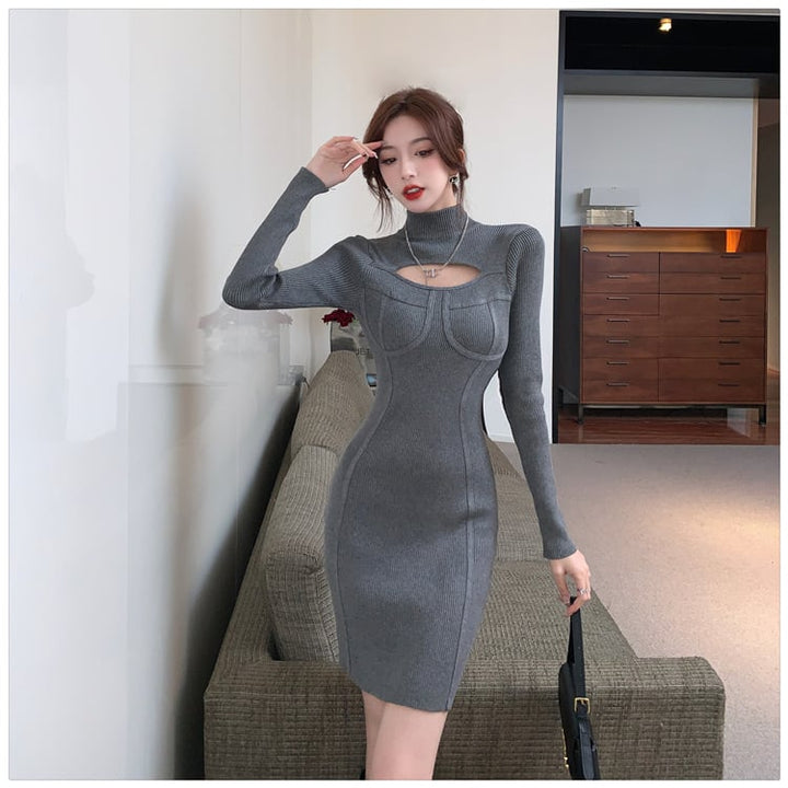 【dress】ニットワンピース　M19003
