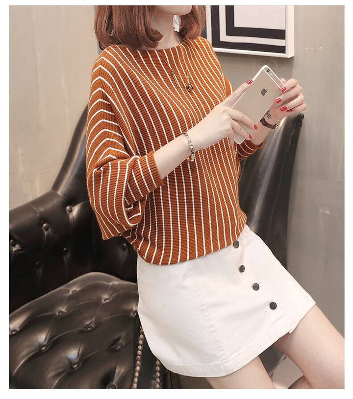 【tops】ドルマンスリーブニットセーター　M28854