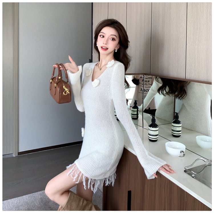 【dress】ニットワンピース　M26590