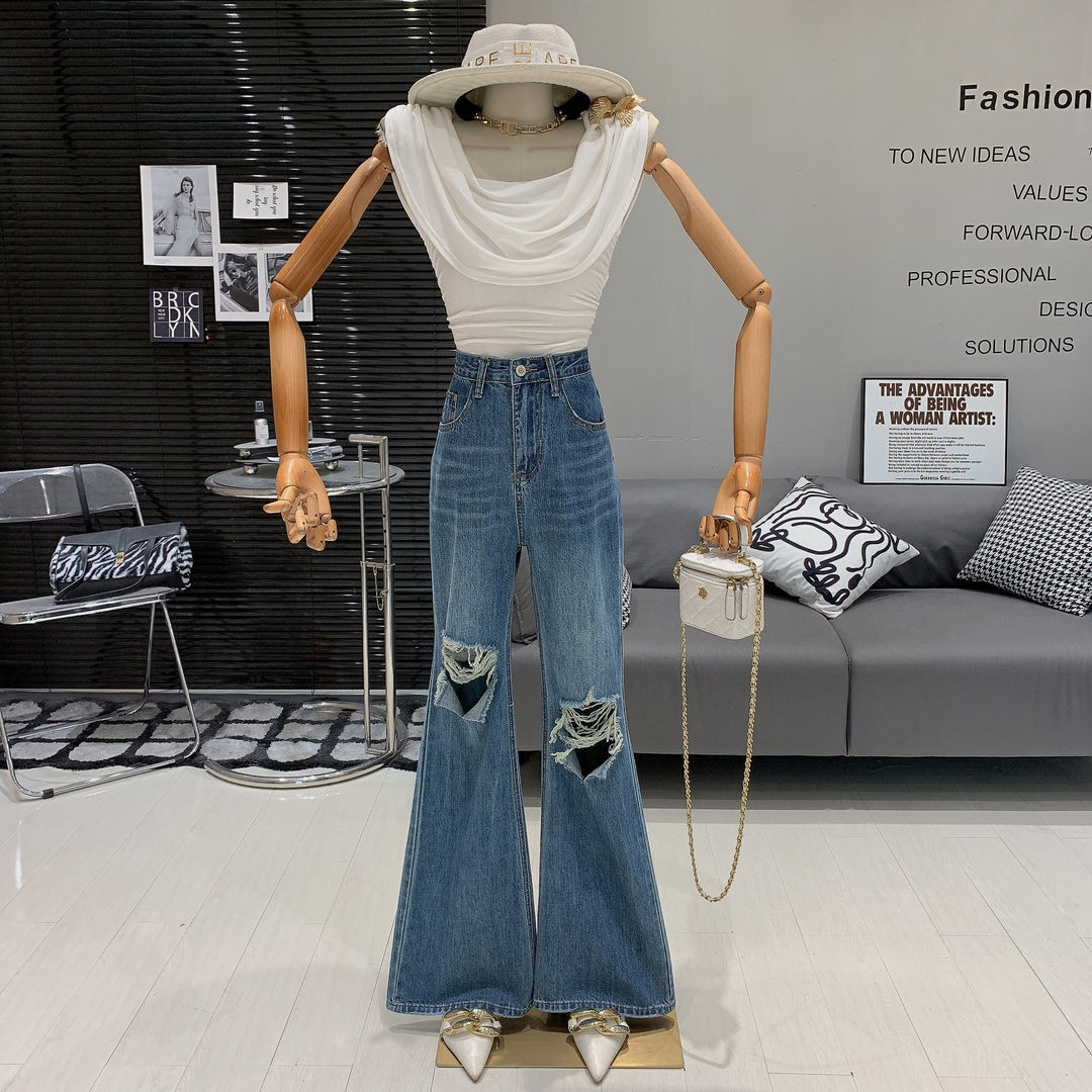【bottoms】デニムパンツ　M24491