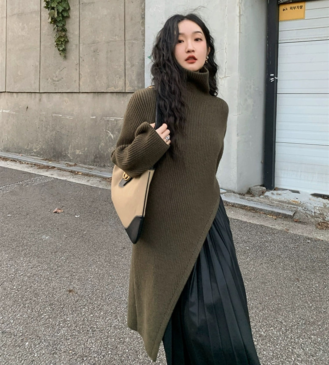 【dress】ハイネックニットワンピース 　N2270