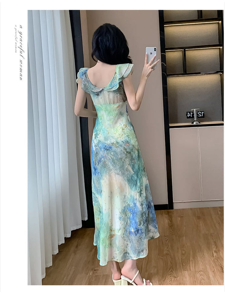 【dress】フリルワンピース　M25147