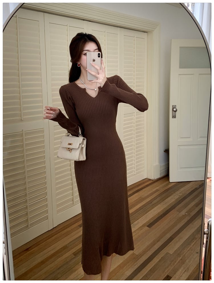 【dress】ニットワンピース　M25660