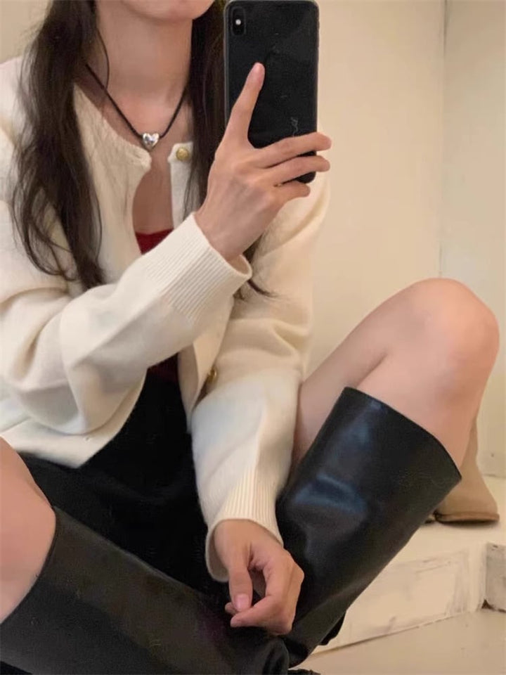【outer】ニットカーデ　M25965
