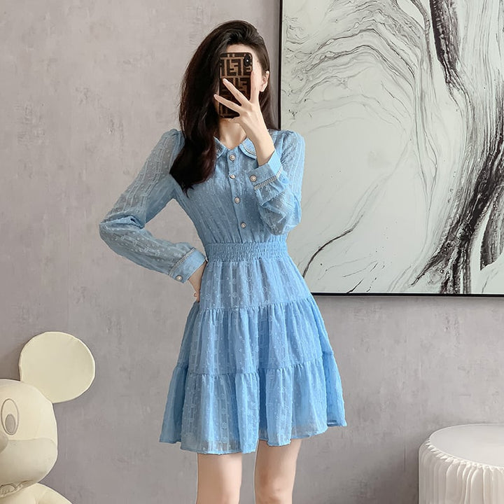 【dress】大人らしい エレガントデートワンピースおしゃれ　M17274