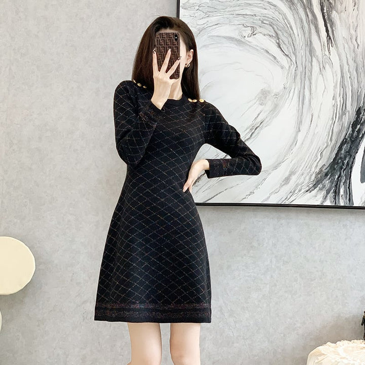 【dress】ニットワンピース　M25519
