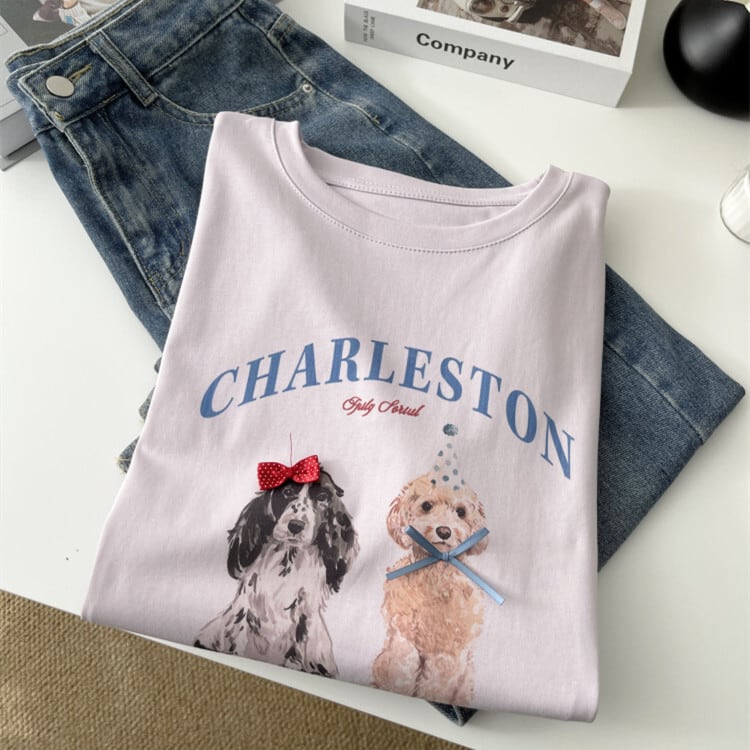 【tops】カートゥーンTシャツ　M29929