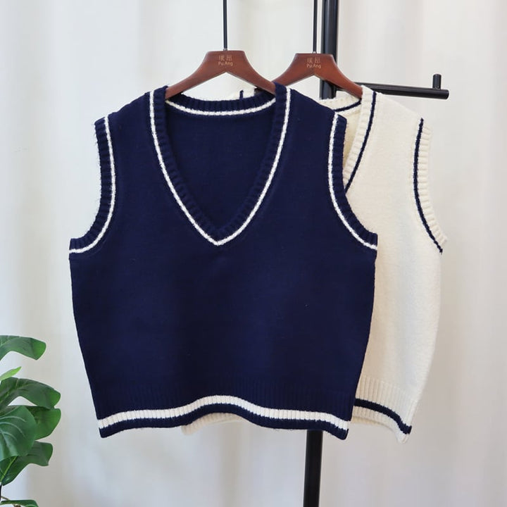 【tops】ニットベスト　M25493