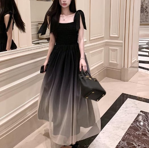 【dress】気質満点大人可愛いキャミワンピースオシャレ　M17232