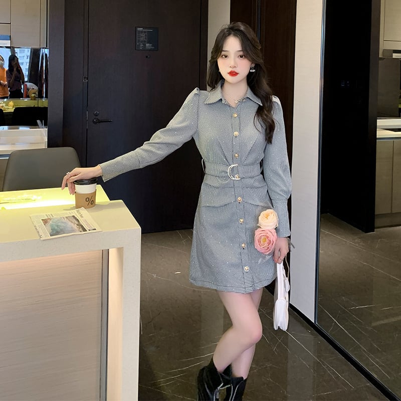【dress】人気上昇中 chicファッションデートワンピース　M17479
