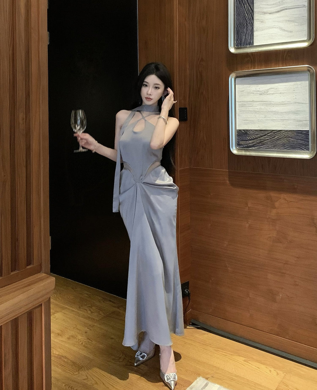 【dress】デートワンピース　M25322