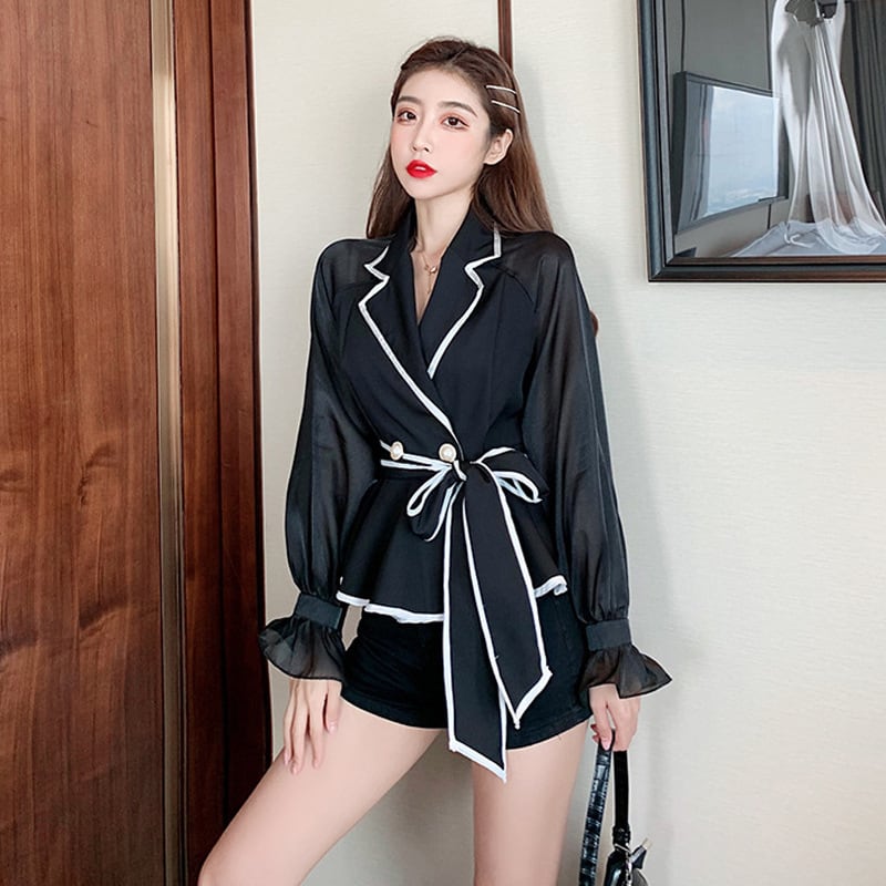 【tops】女性力を高める～ファッションシャツトップス　M17671