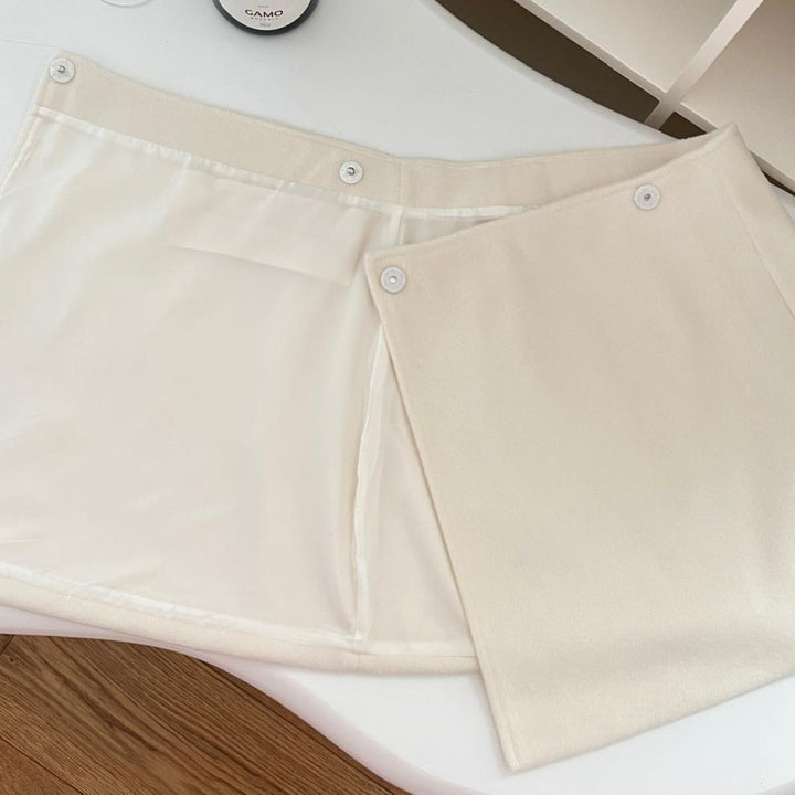 【set】ファー付きショートコート×スカートセット　M27721