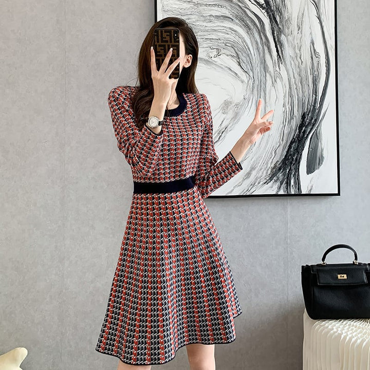 【dress】ニットワンピース　M25501