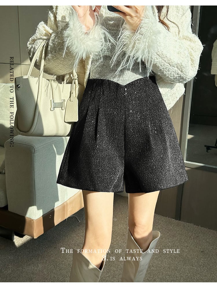 【bottoms】キラキラショートパンツ　M28215
