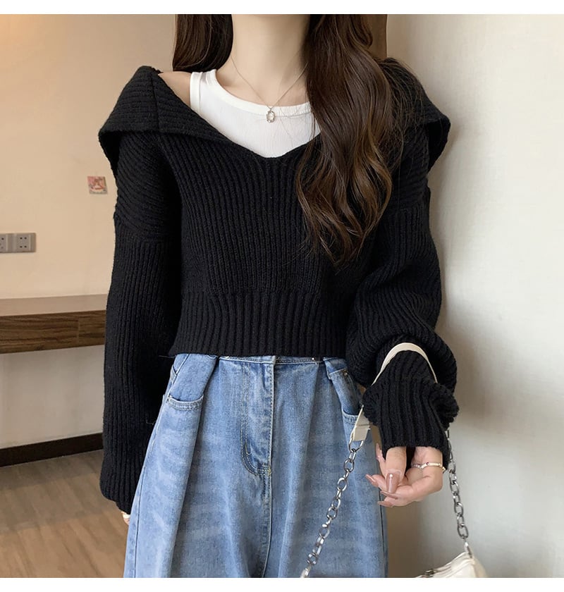 【set】ニットプルオーバーアンサンブル　 M17857