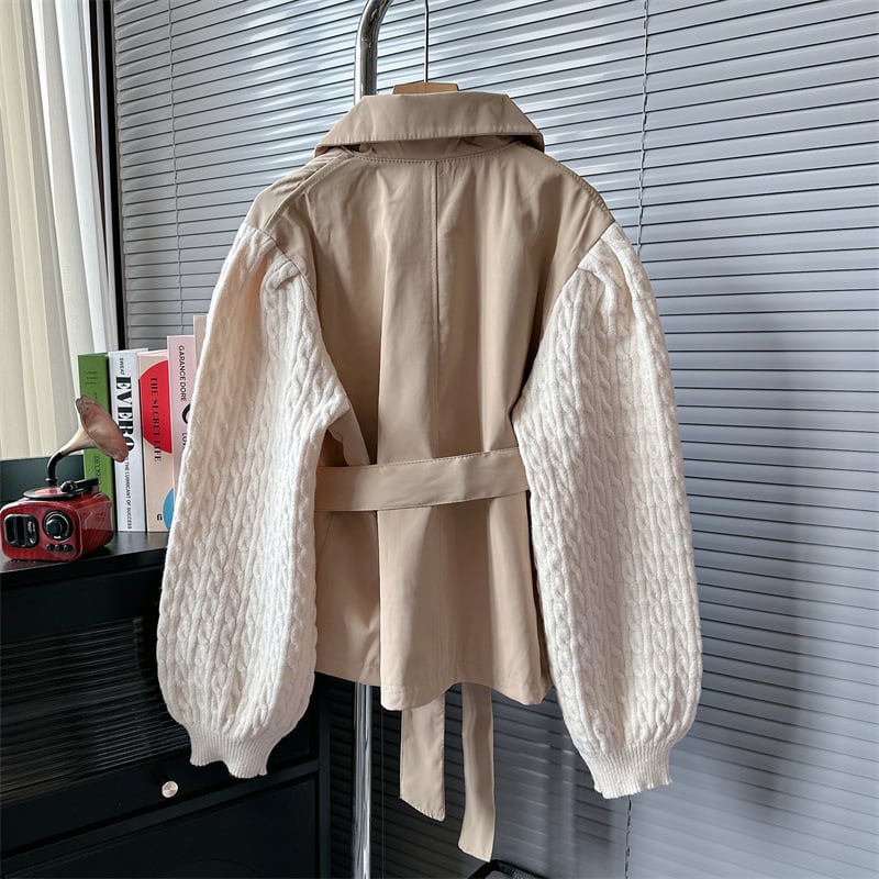 【outer】ニットドッキングアウター 　M18030