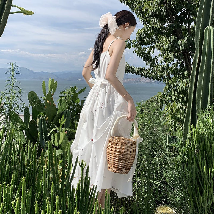 【dress】高級感 エレガントオシャレキャミワンピース　M17303
