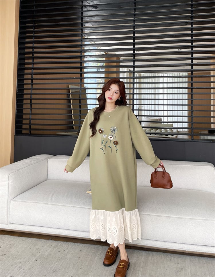 【dress】ドッキングカジュアルワンピース　M28935