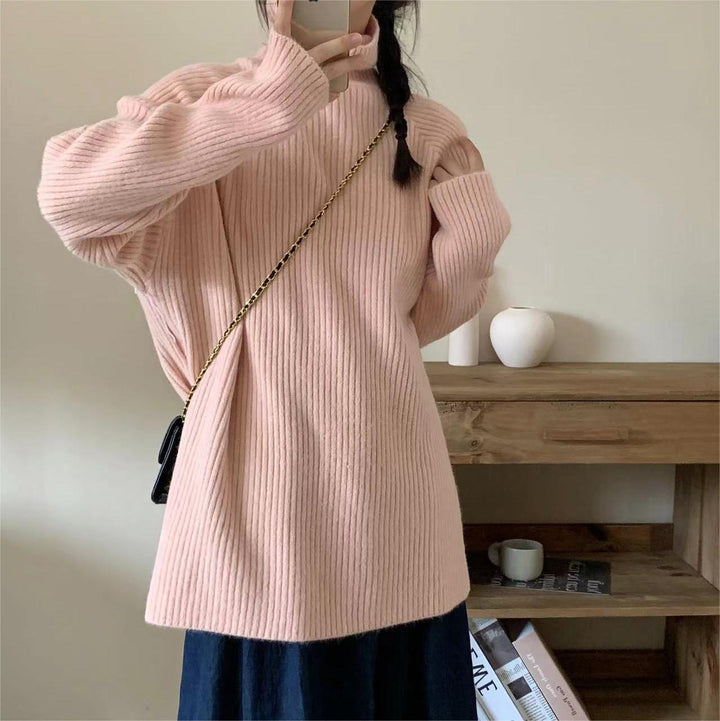 【tops】ハイネックニットセーター　M27237