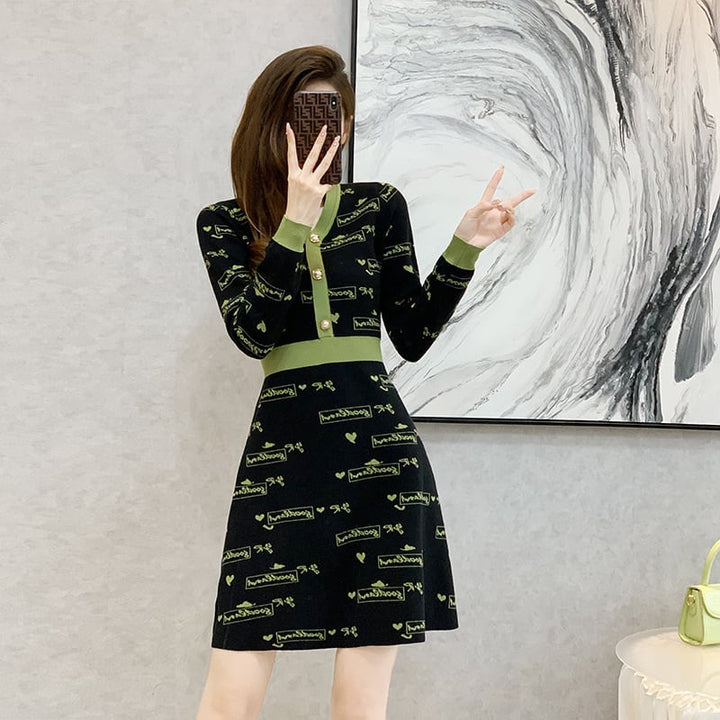 【dress】ニットワンピース　M25511