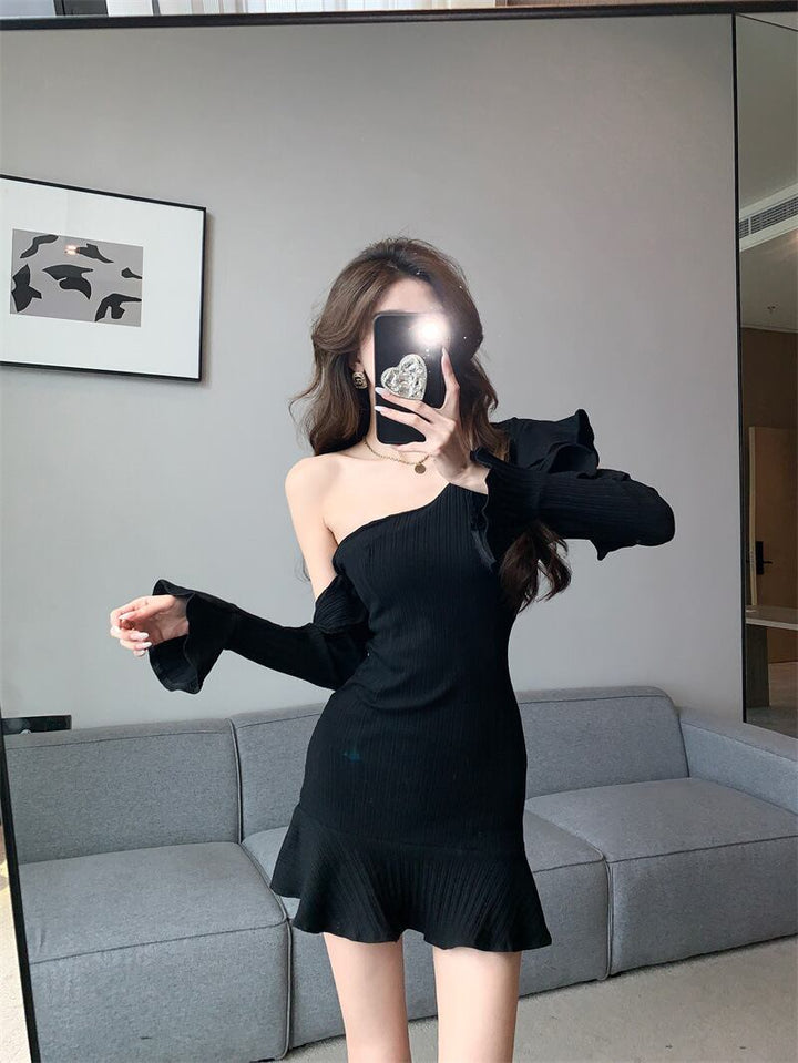 【dress】オフショルダーワンピース　M19086