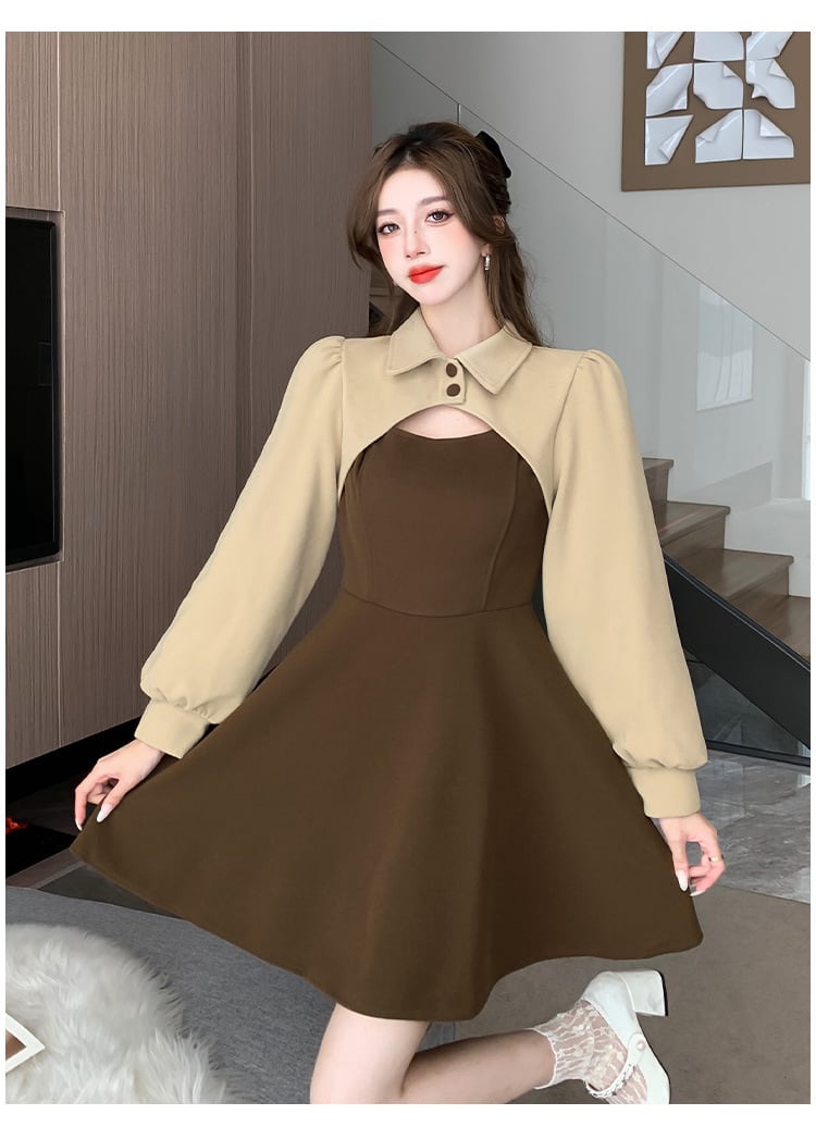 【dress】ドッキングワンピース　M20181