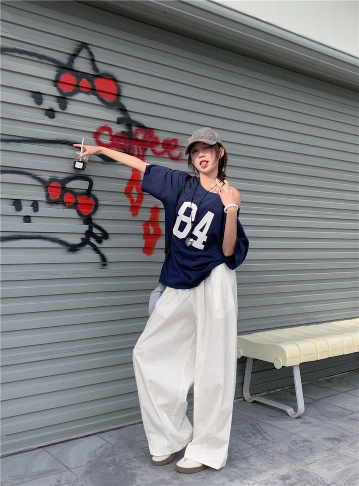 【tops】プリントTシャツ　M25173