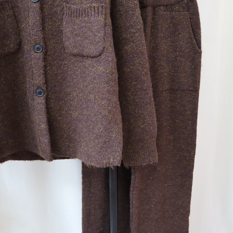 【set】ニットカーデ×ワイドパンツセット　M26869