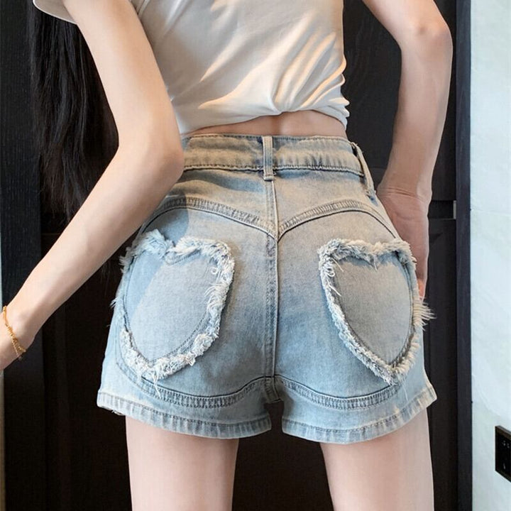 【bottoms】デニムショートパンツ　M29968