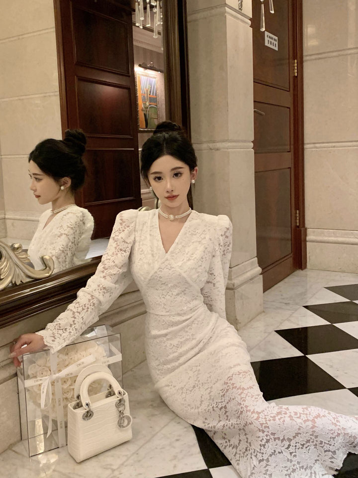 【dress】レースワンピース　M18808