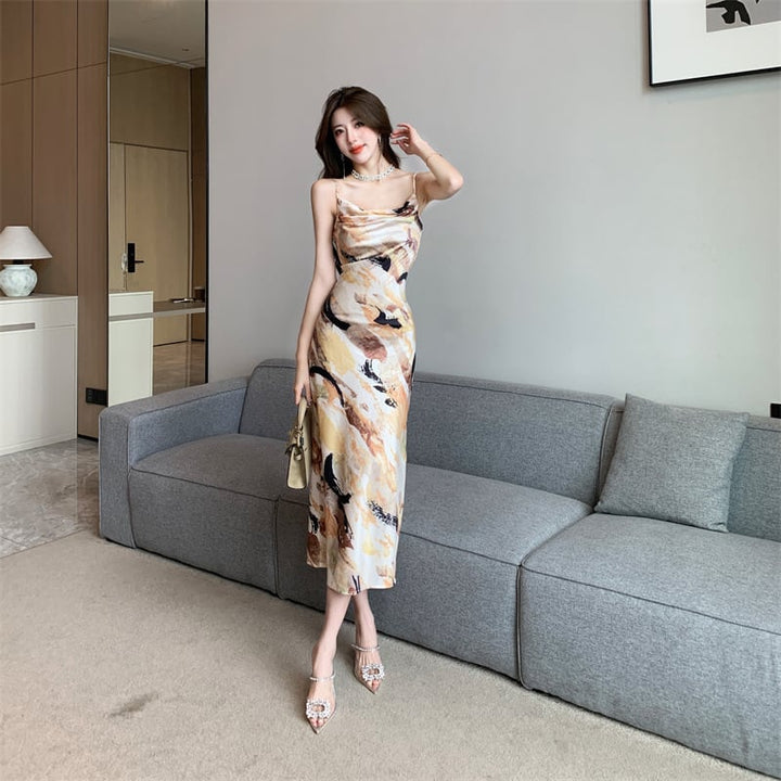 【dress】人気上昇中 chicファッションキャミワンピース　M17104