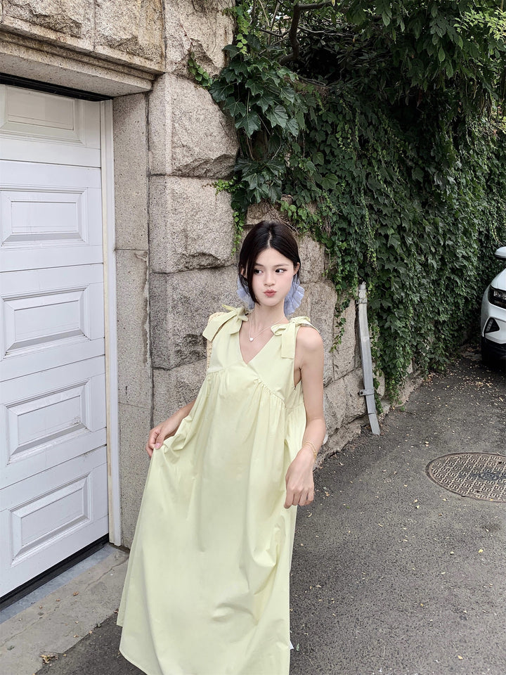 【dress】リボン付きワンピース　M24666